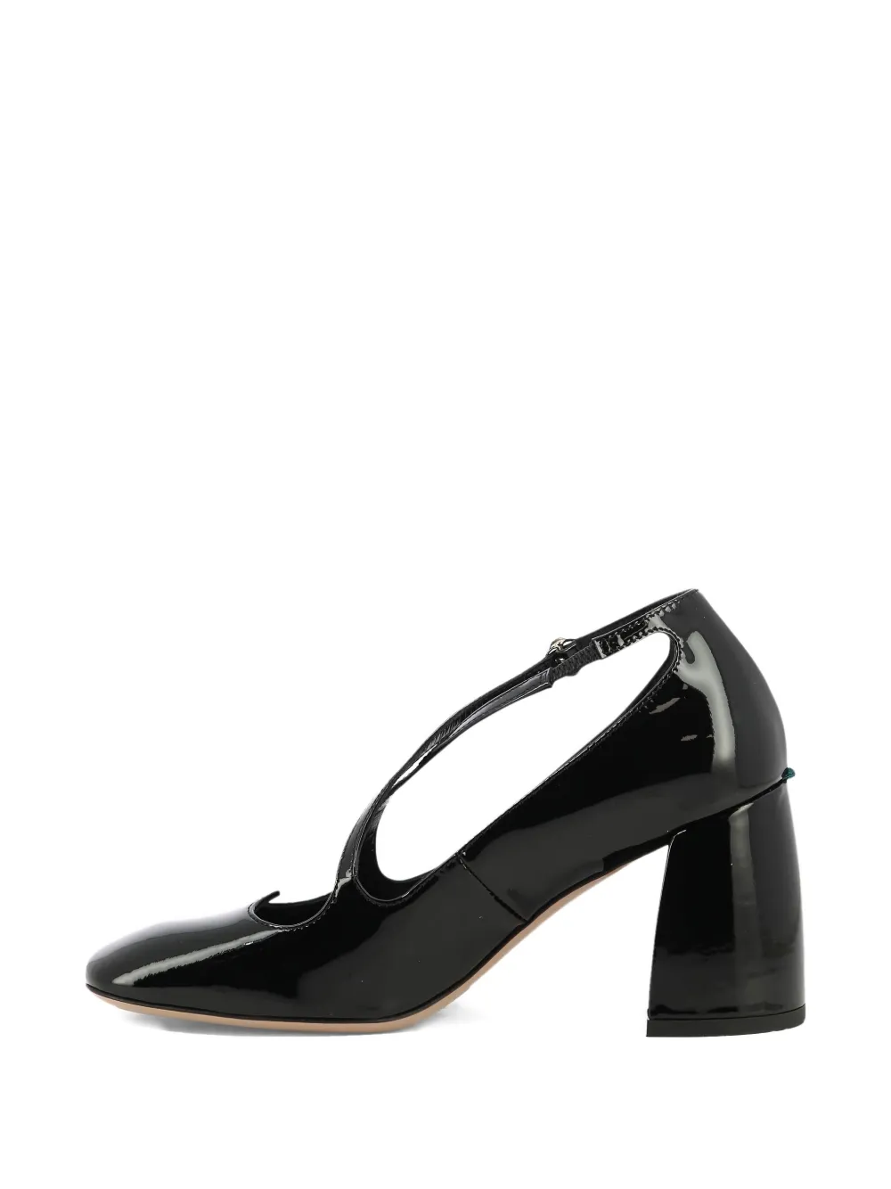 A.bocca Two For Love Leather Cross-strap Pumps In Black