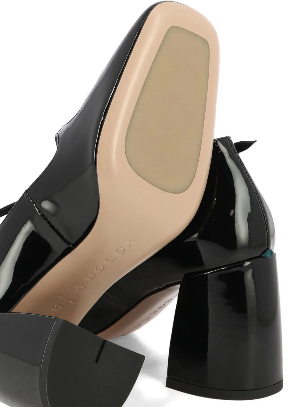 A.bocca Two For Love Leather Cross-strap Pumps In Black