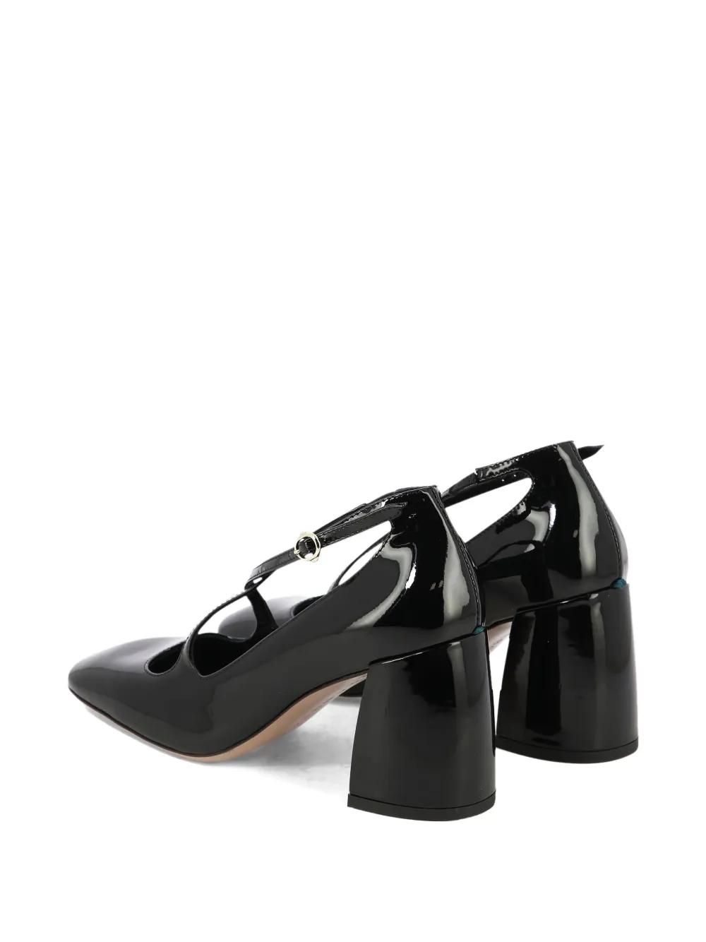 A.bocca Two For Love Leather Cross-strap Pumps In Black