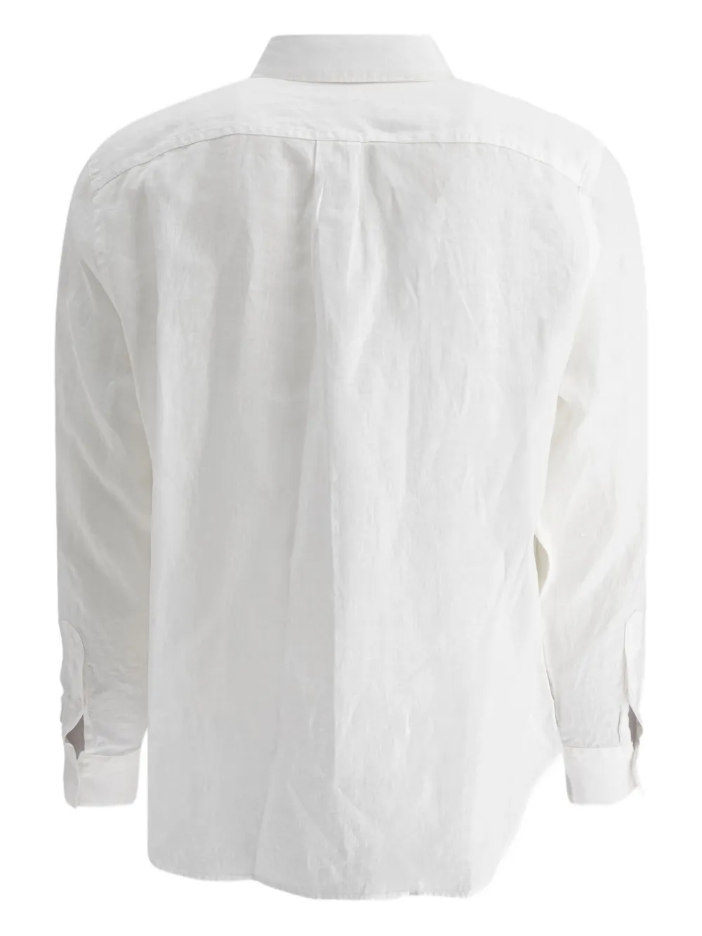 Vince double-pocket linen shirt - Wit