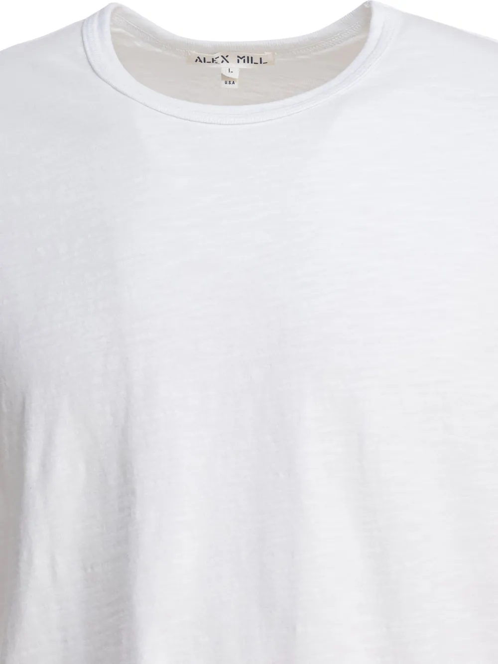 Alex Mill Katoenen T-shirt met ronde hals Wit