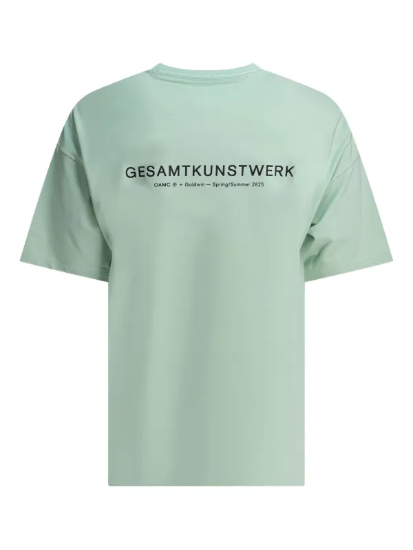 Goldwin OAMC ロゴ Tシャツ | グリーン | FARFETCH JP