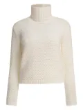 RAKKI roll-neck textured wool sweater - Neutrals
