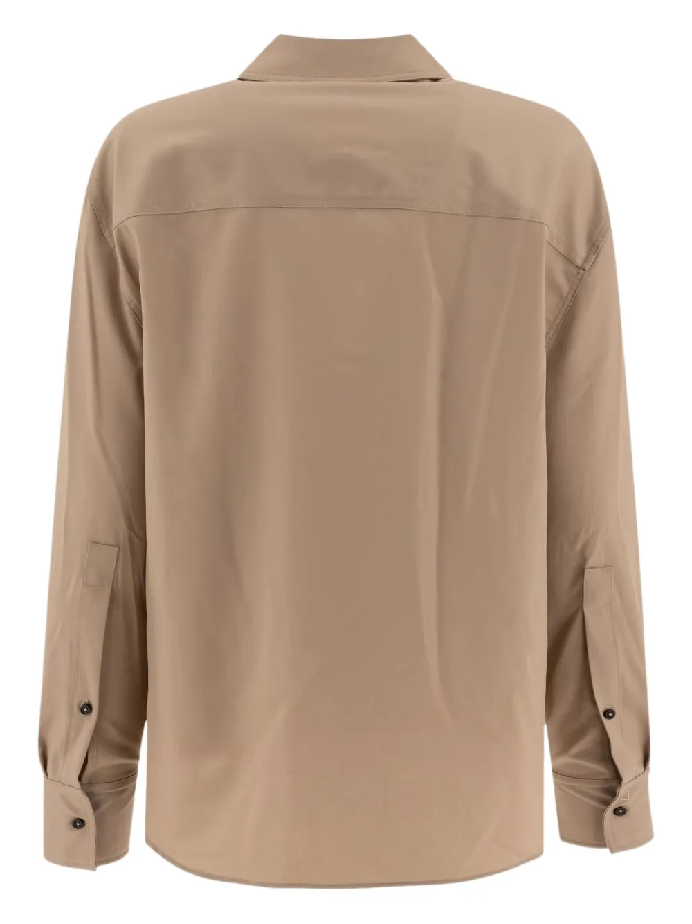 Loulou Studio Eliana Classic-collar Buttoned Shirt In Neutral