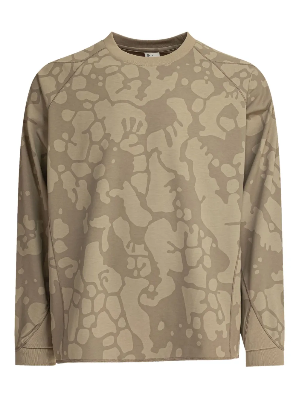 Goldwin abstract-print crew-neck sweatshirt | Neutrals | Image 1