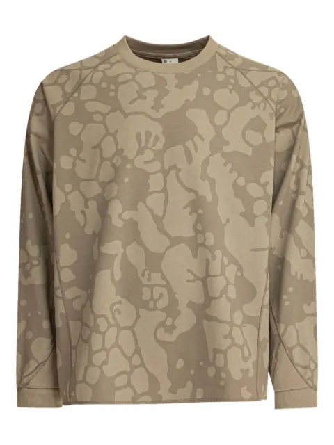Goldwin abstract-print crew-neck sweatshirt
