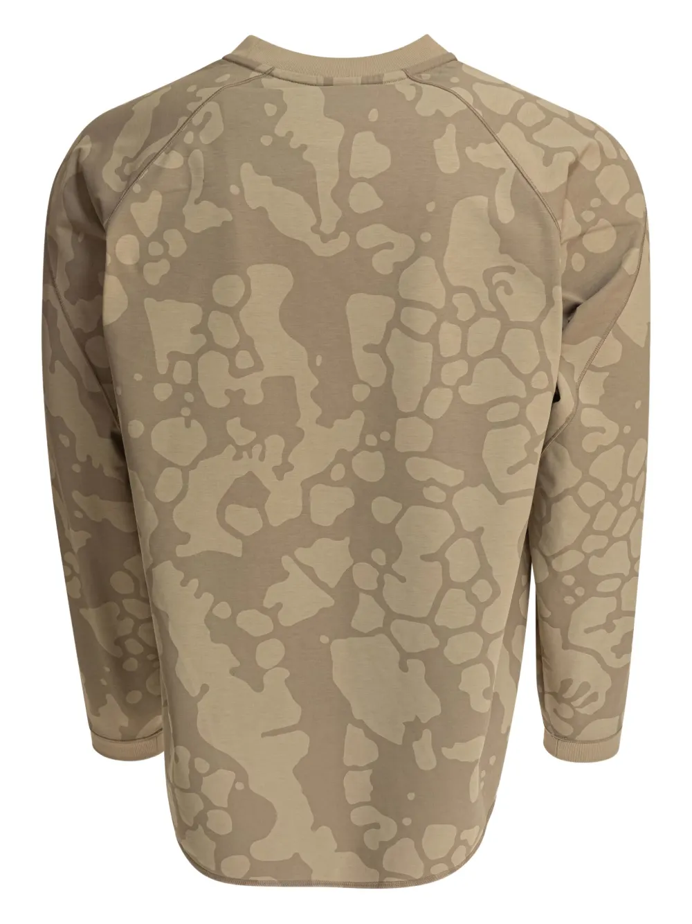 Goldwin abstract-print crew-neck sweatshirt - Beige