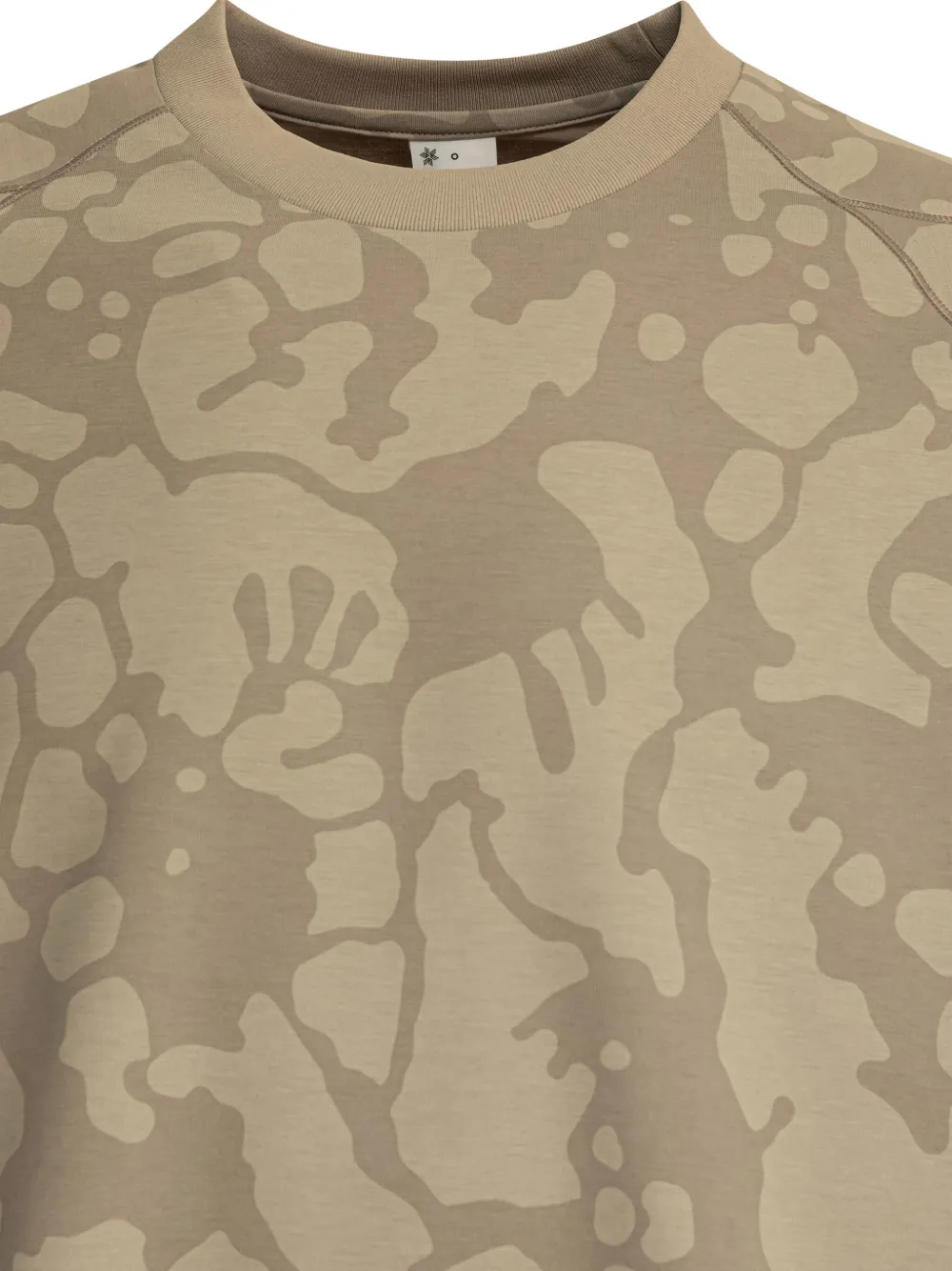 Abstract-Print Crew-Neck Sweatshirt