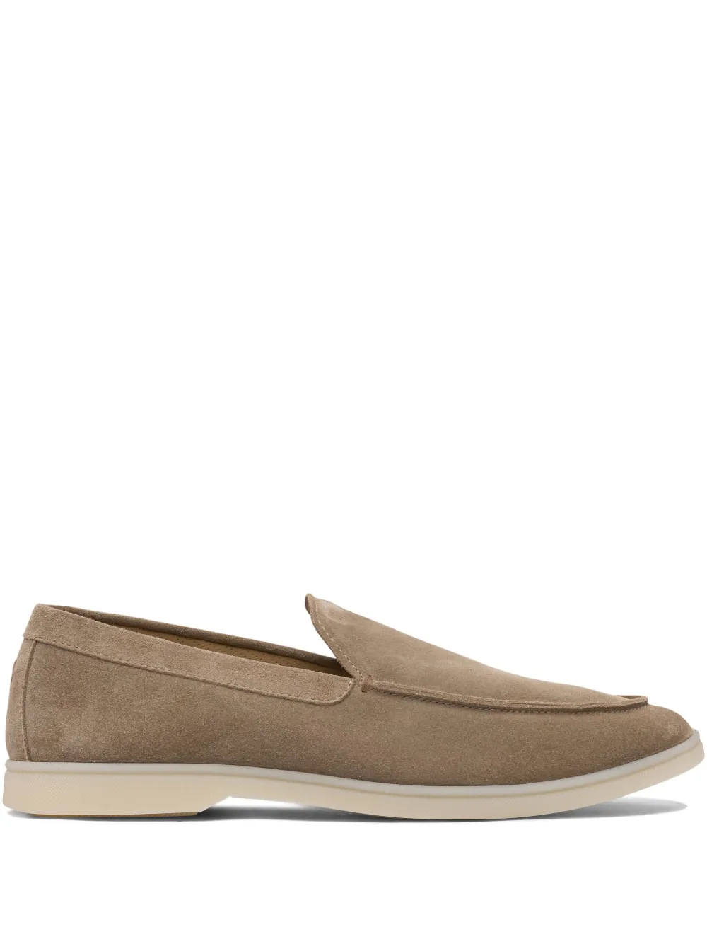 Henderson Baracco suede loafers Neutrals