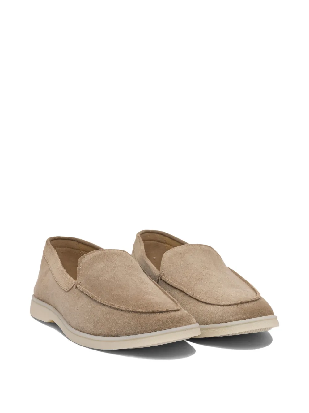 Henderson Baracco suede loafers Neutrals