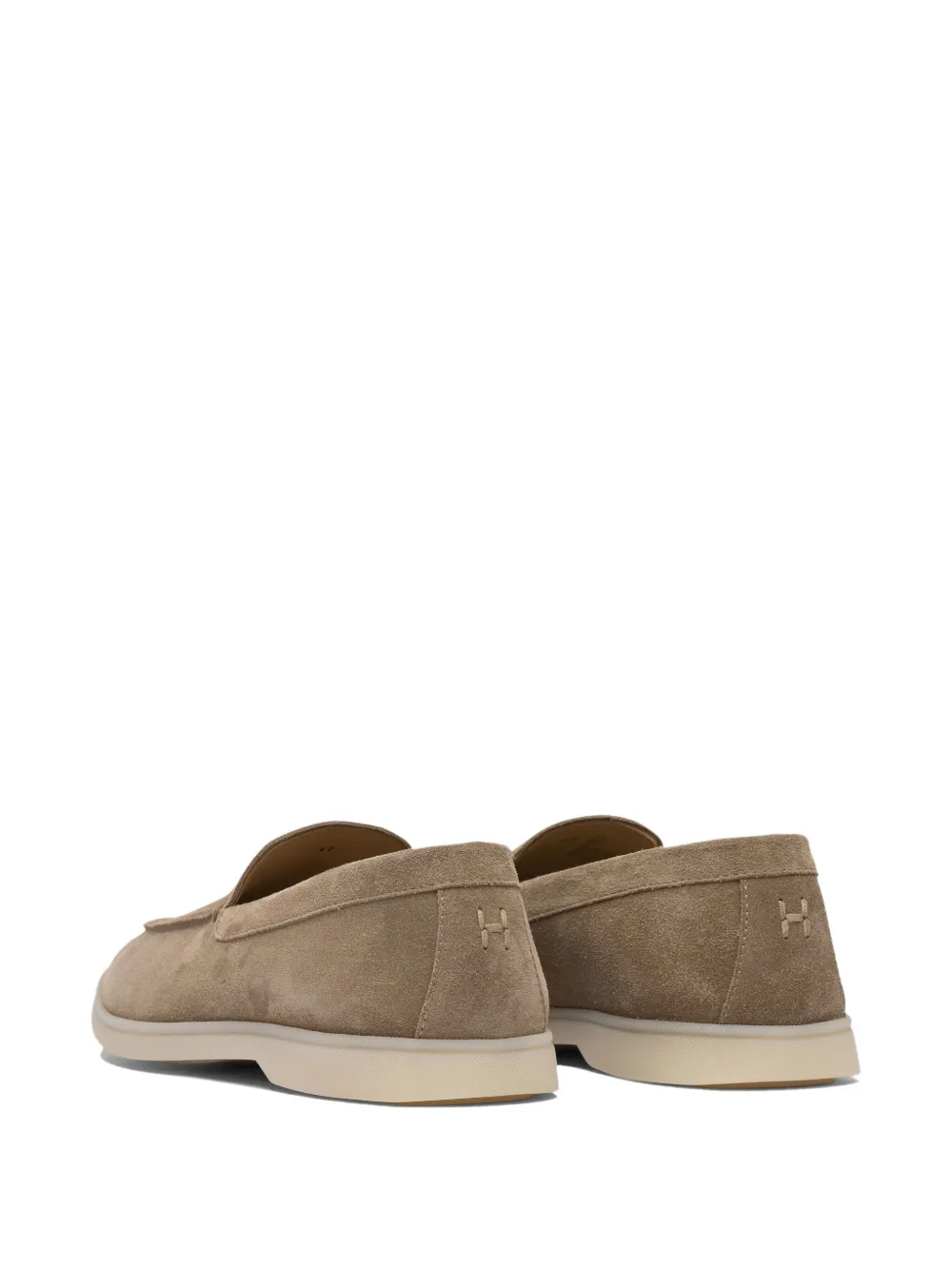 Henderson Baracco suede loafers Neutrals