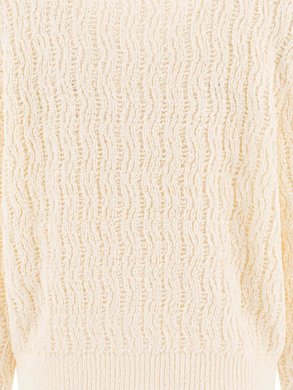 Loulou Sean textured button cardigan Beige