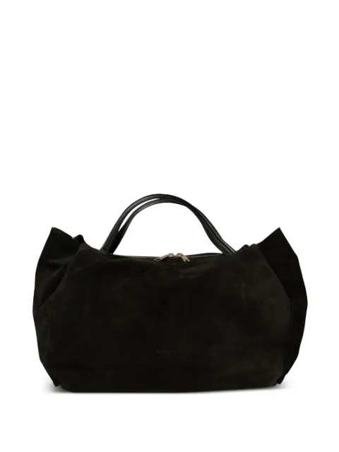avenue 67 suede leather tote bag