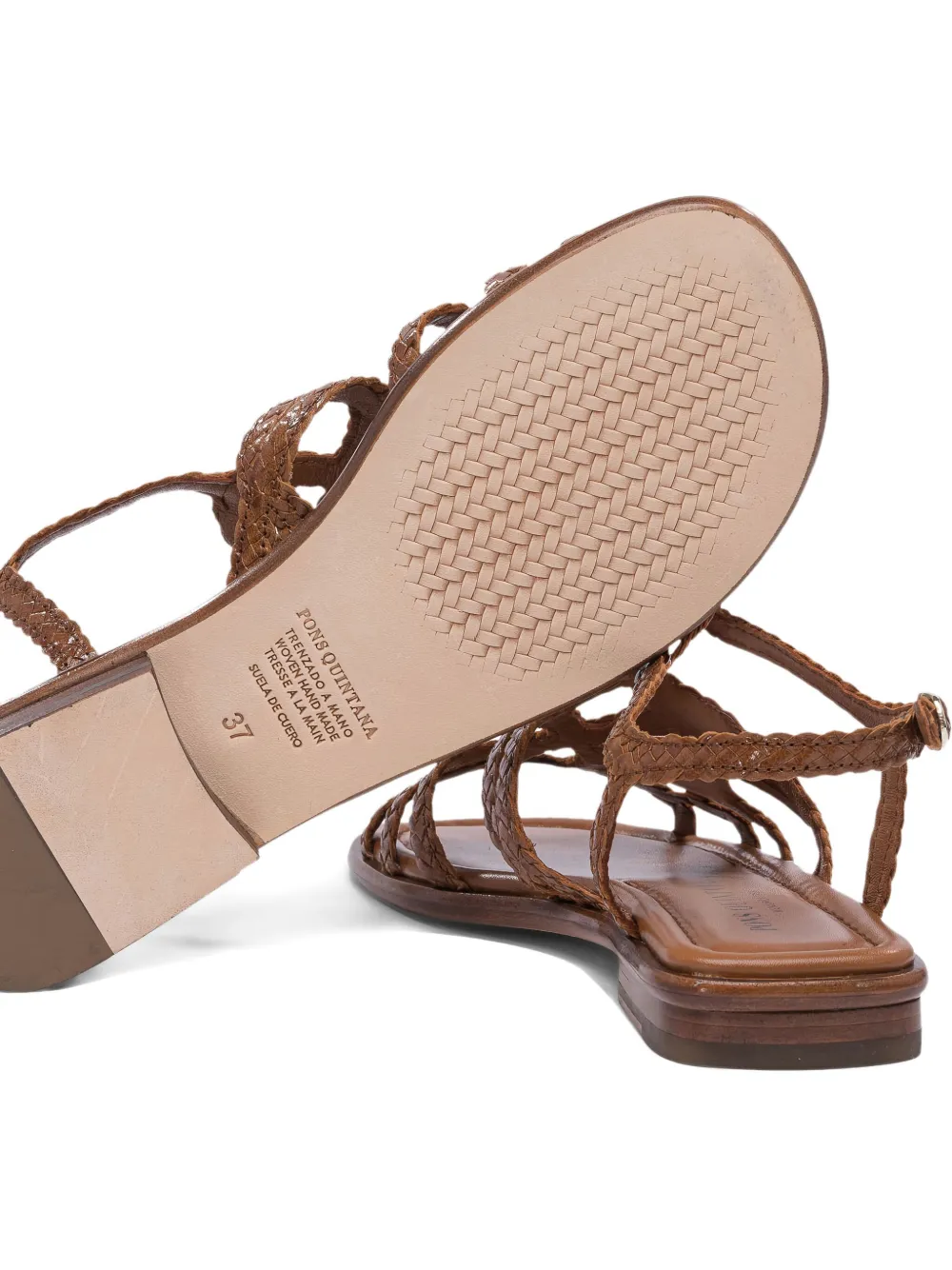 Toni Pons Boemia sandalen van gevlochten leer Bruin