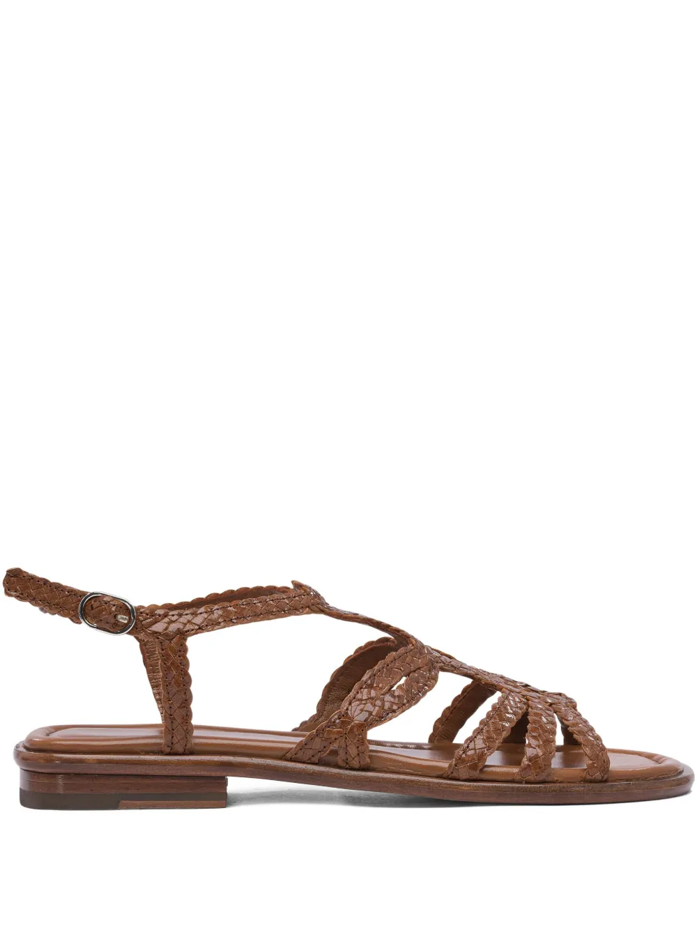 Toni Pons braided-leather flat sandals | Brown | Image 1