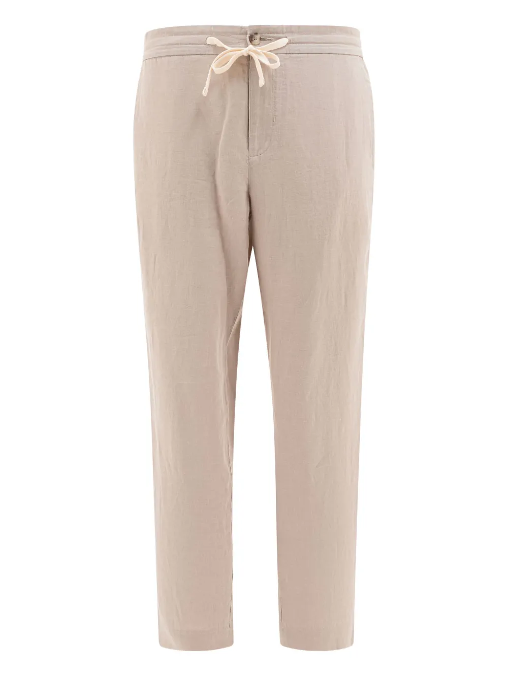 drawstring hemp trousers