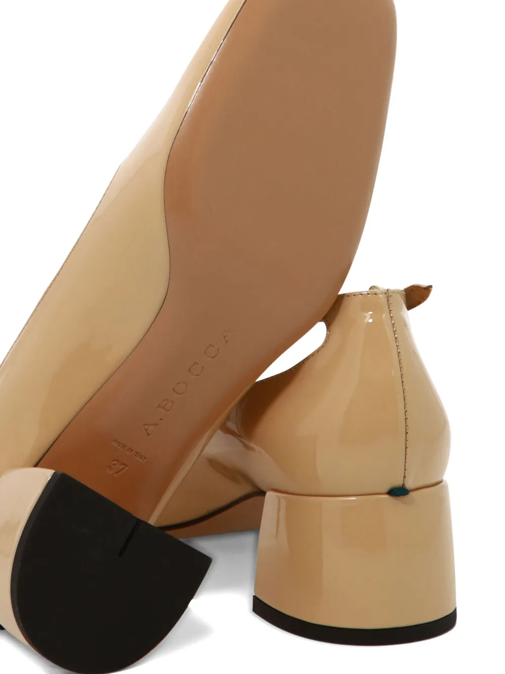 A.bocca 45mm Cross-strap Pumps In Neutral