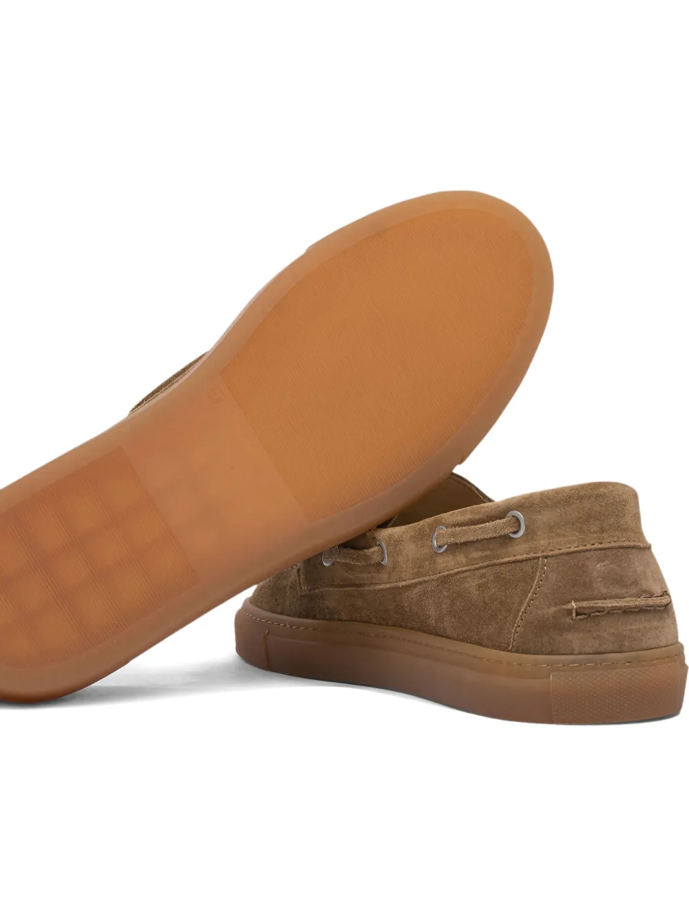 Copenhagen Suede Lace-up Loafers In Brown