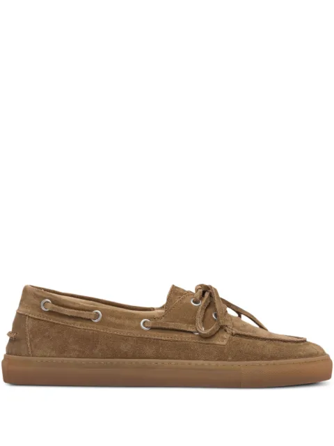 Copenhagen suede lace-up loafers