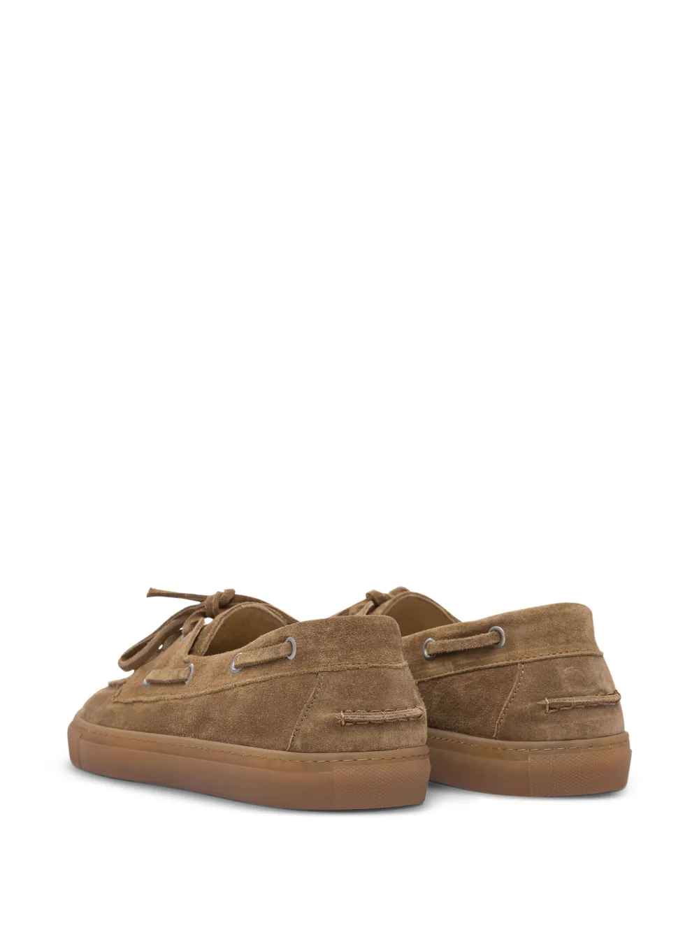 Copenhagen Suede Lace-up Loafers In Brown