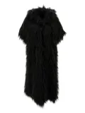 B&B COUTURE Tribecca faux-fur coat - Black