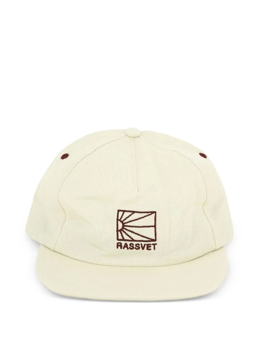 logo-embroidered cotton cap