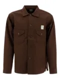 SOUTH2 WEST8 button-down chest-pocket shirt jacket - Brown