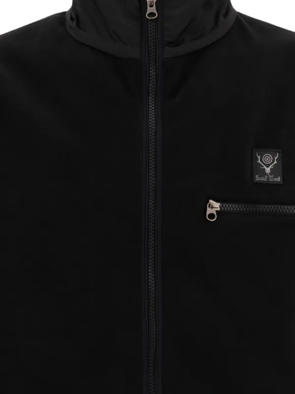 [良品] SOUTH2 WEST8 ロゴブルゾン ブラック M シンプル 良品] SOUTH2 WEST8 ロゴブルゾン ブラック M シンプル 良品] SOUTH2