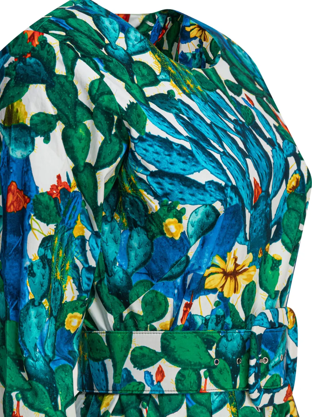 Samantha Sung Dresses Green In Multi