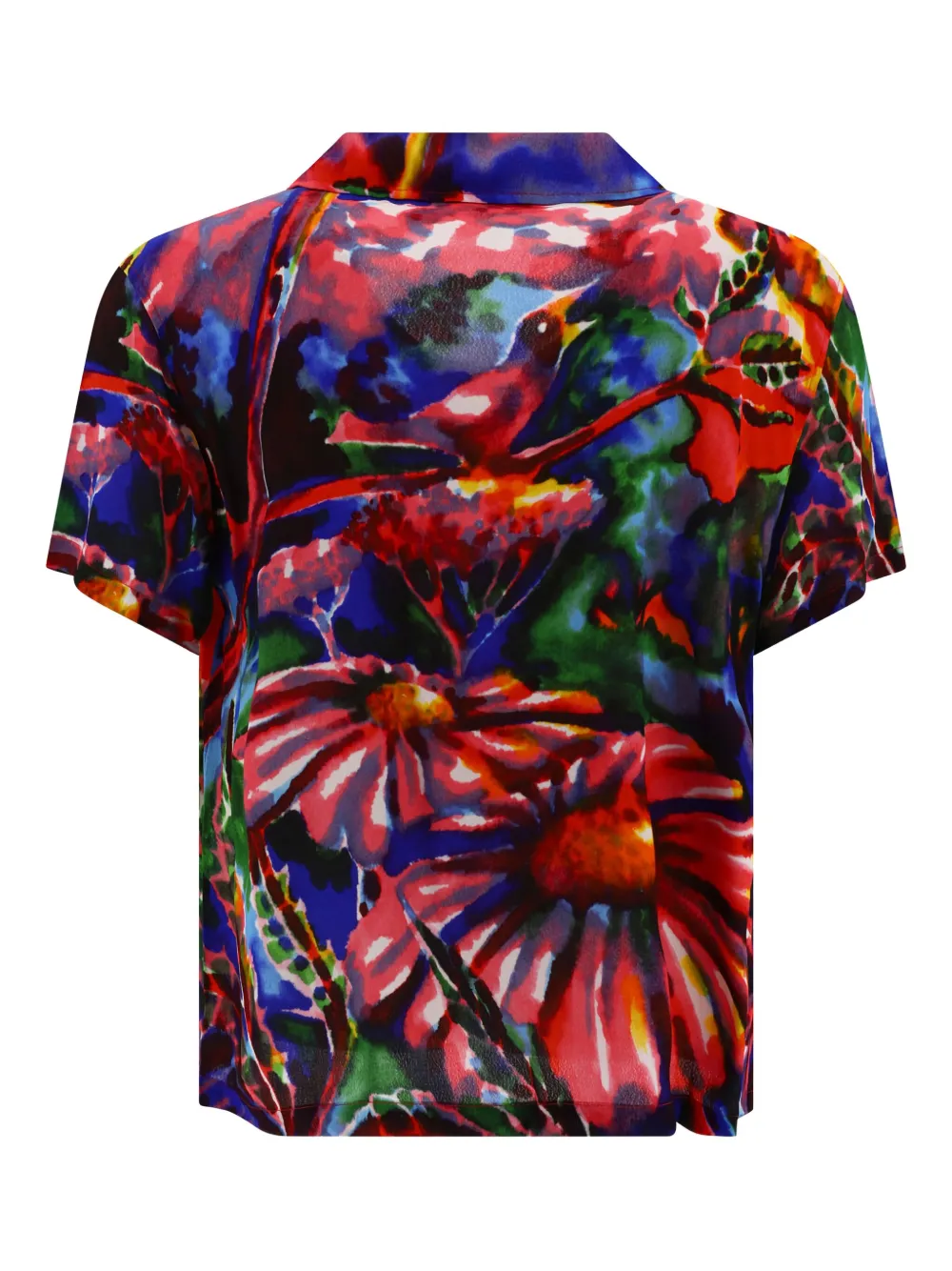 Brain Dead printed short-sleeve shirt - Rood