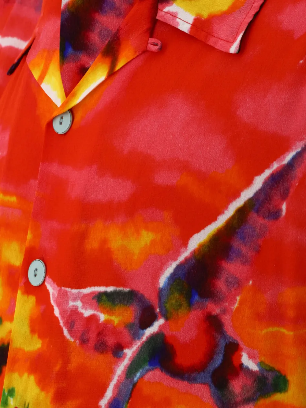 Brain Dead Forgotten Forest Short Sleeve Button Up Shirt In Multi