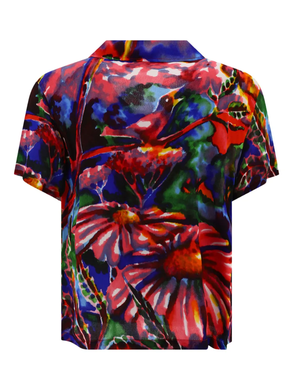 Brain Dead Forgotten Forest Short Sleeve Button Up Shirt In Multi