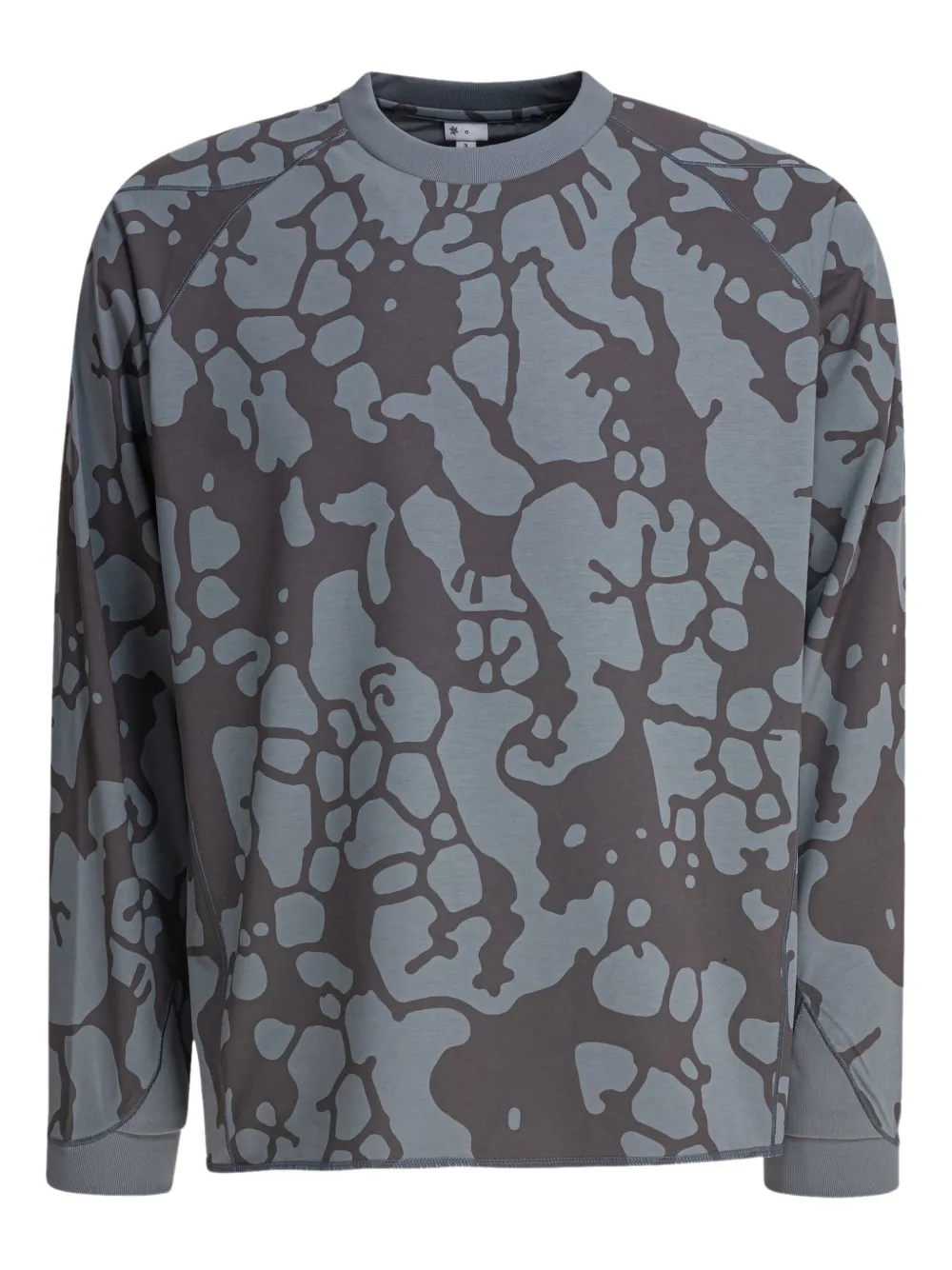 Goldwin abstract-print raglan-sleeve T-shirt | Grey | Image 1