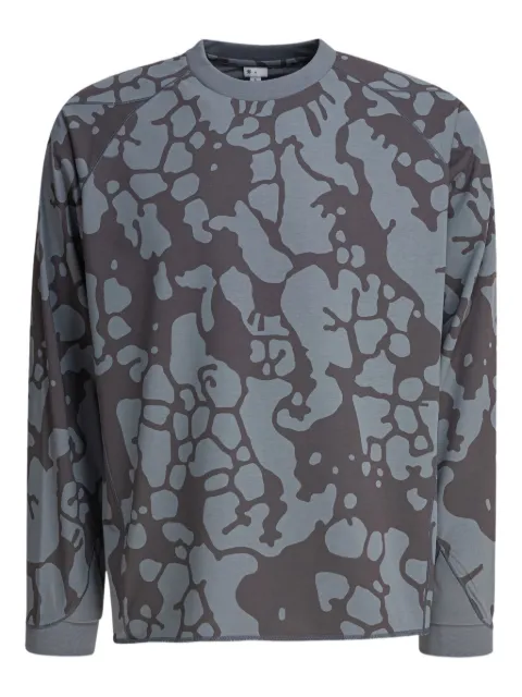 Goldwin abstract-print raglan-sleeve T-shirt