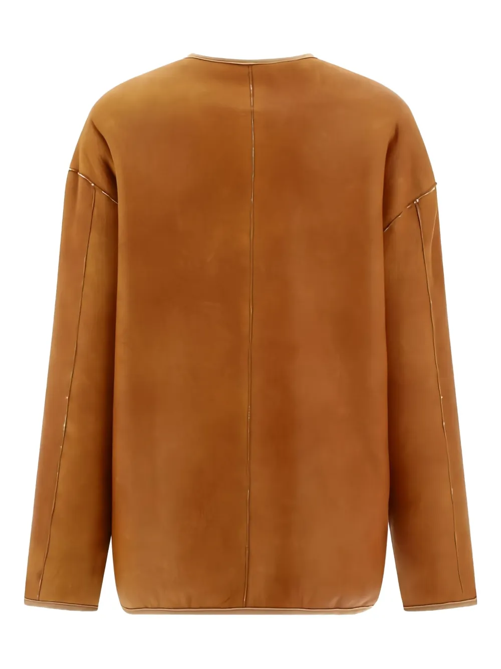 GIOVI reversible shearling jacket Beige