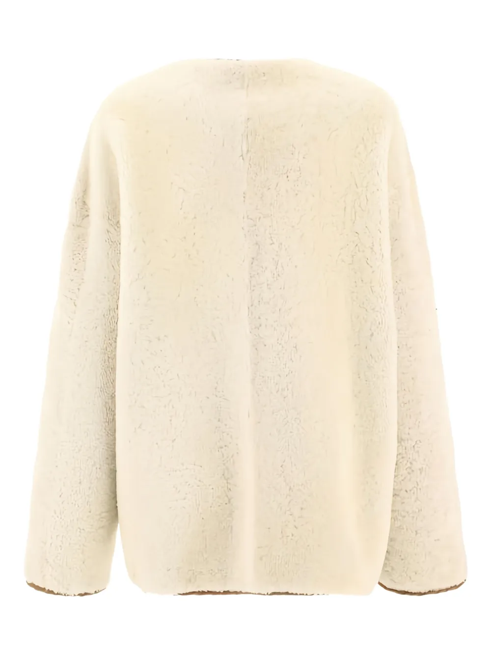 GIOVI reversible shearling jacket Beige