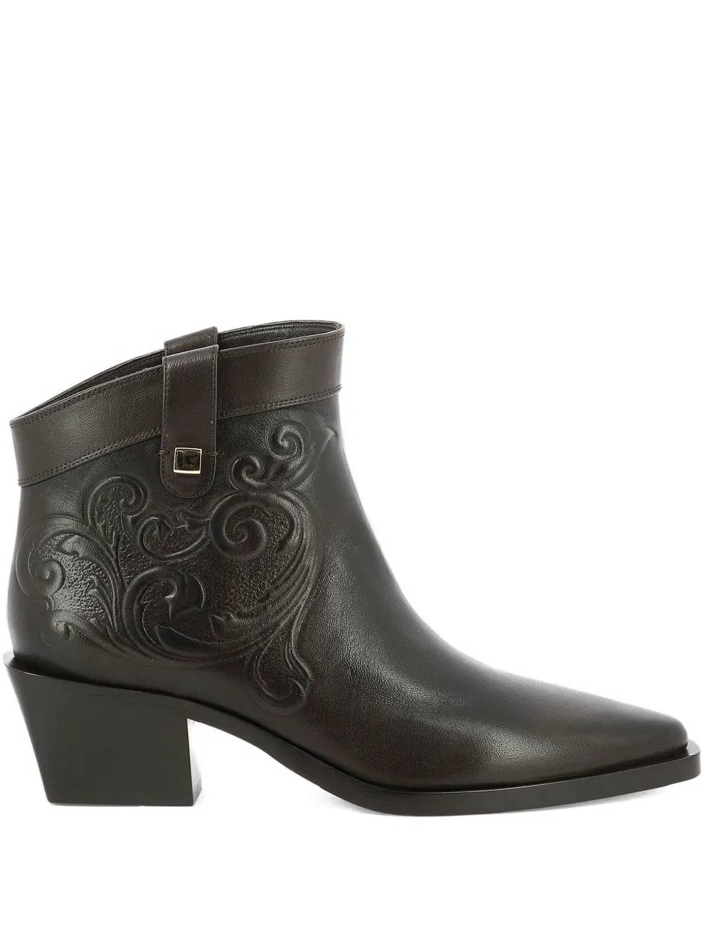Maison Skorpios 60mm Alexandra Cordoba leather cowboy boots | Brown | Image 1
