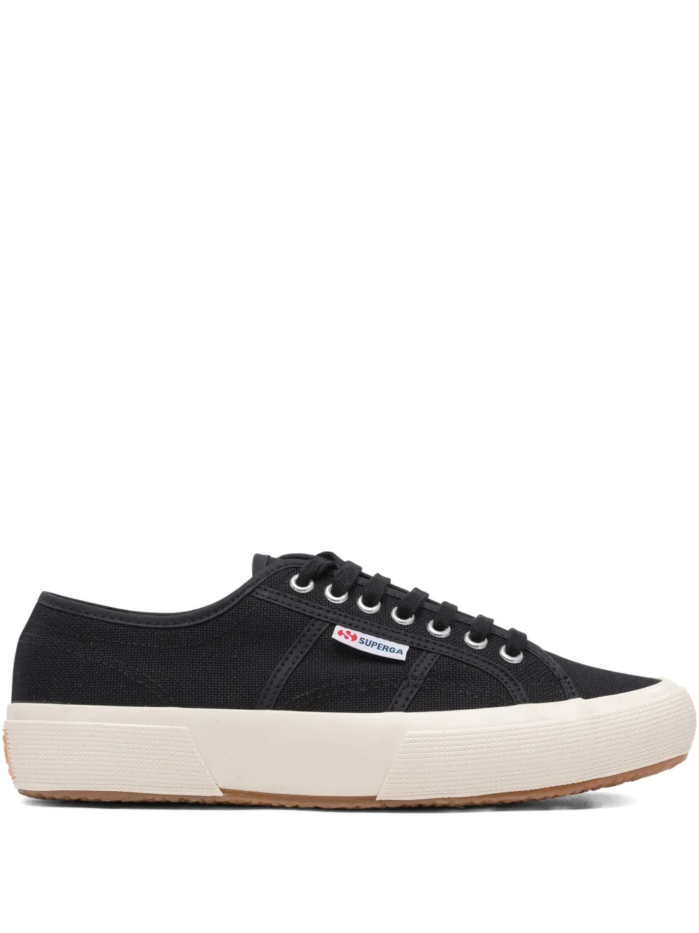 Superga baskets en toile à lacets | noir | Image 1