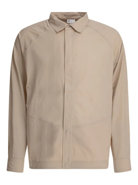 Goldwin button-fastening raglan-sleeve shirt