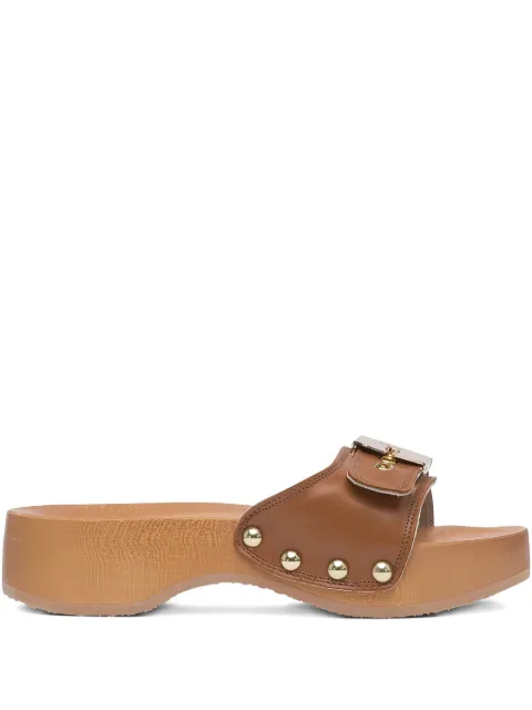 Scholl 54mm buckle-detail studded sandals
