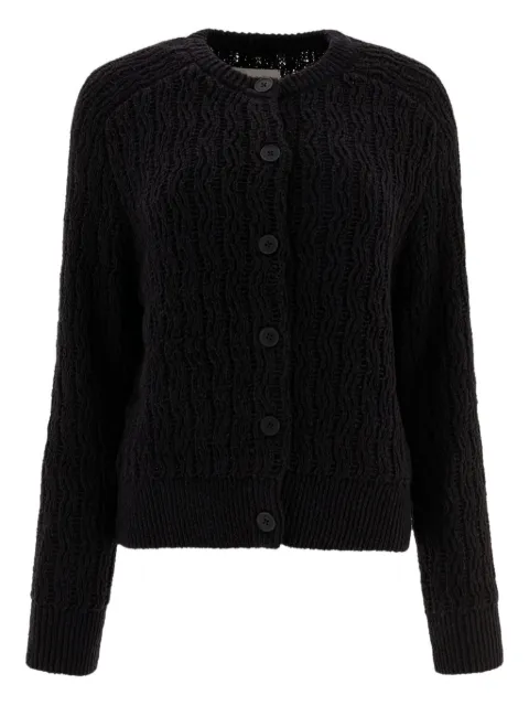 Loulou Sean textured button cardigan