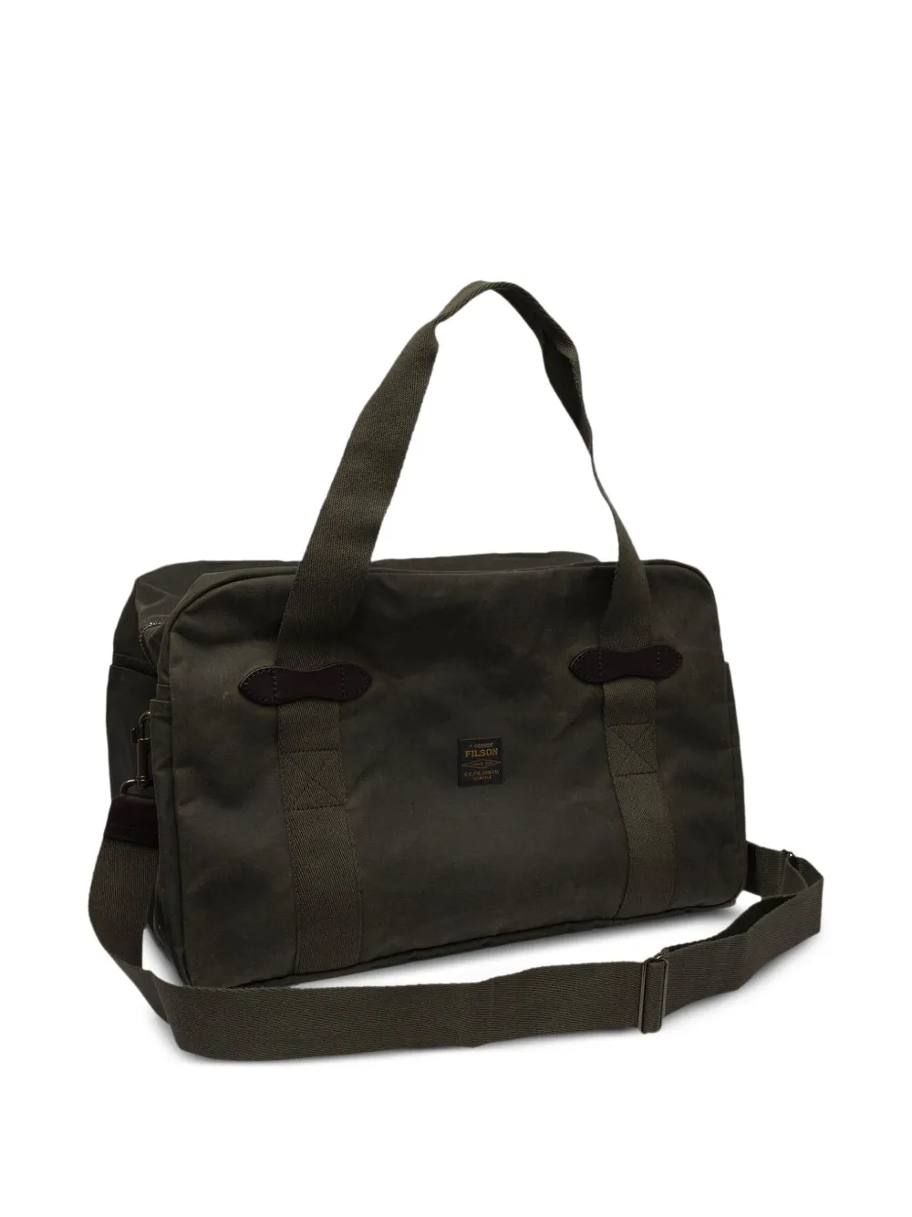 Filson Medium Tin Cloth Holdhall In Green