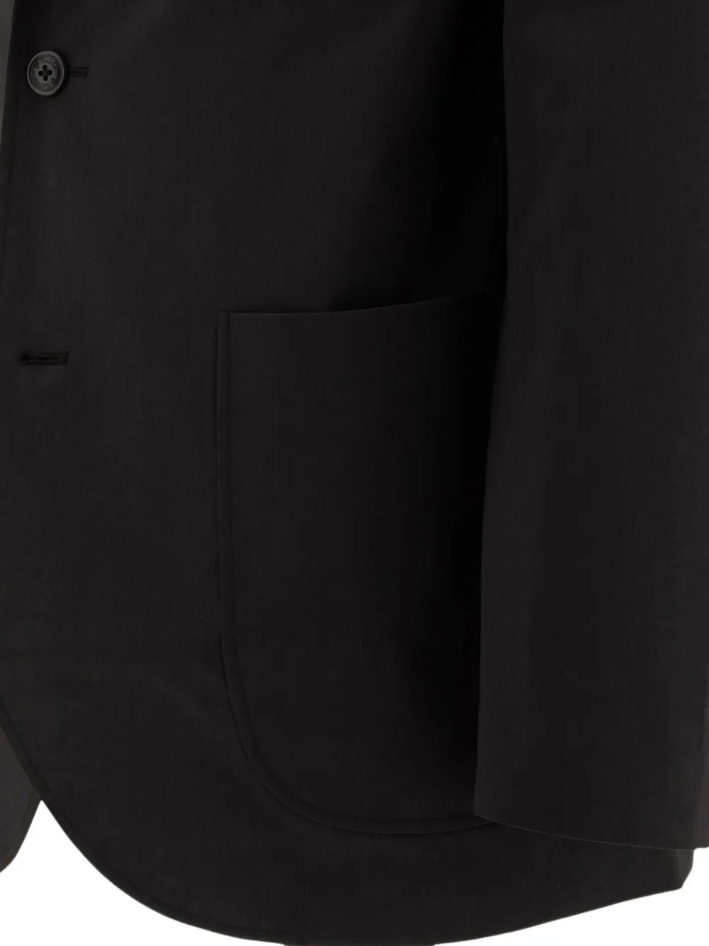 Goldwin Blazer met enkele rij knopen Zwart