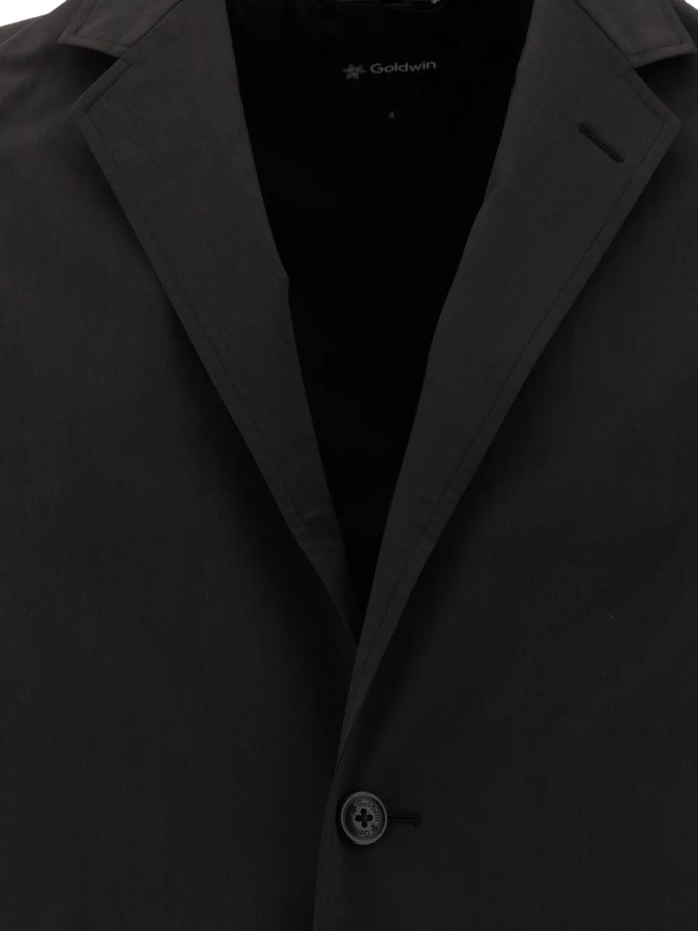 Goldwin Blazer met enkele rij knopen Zwart
