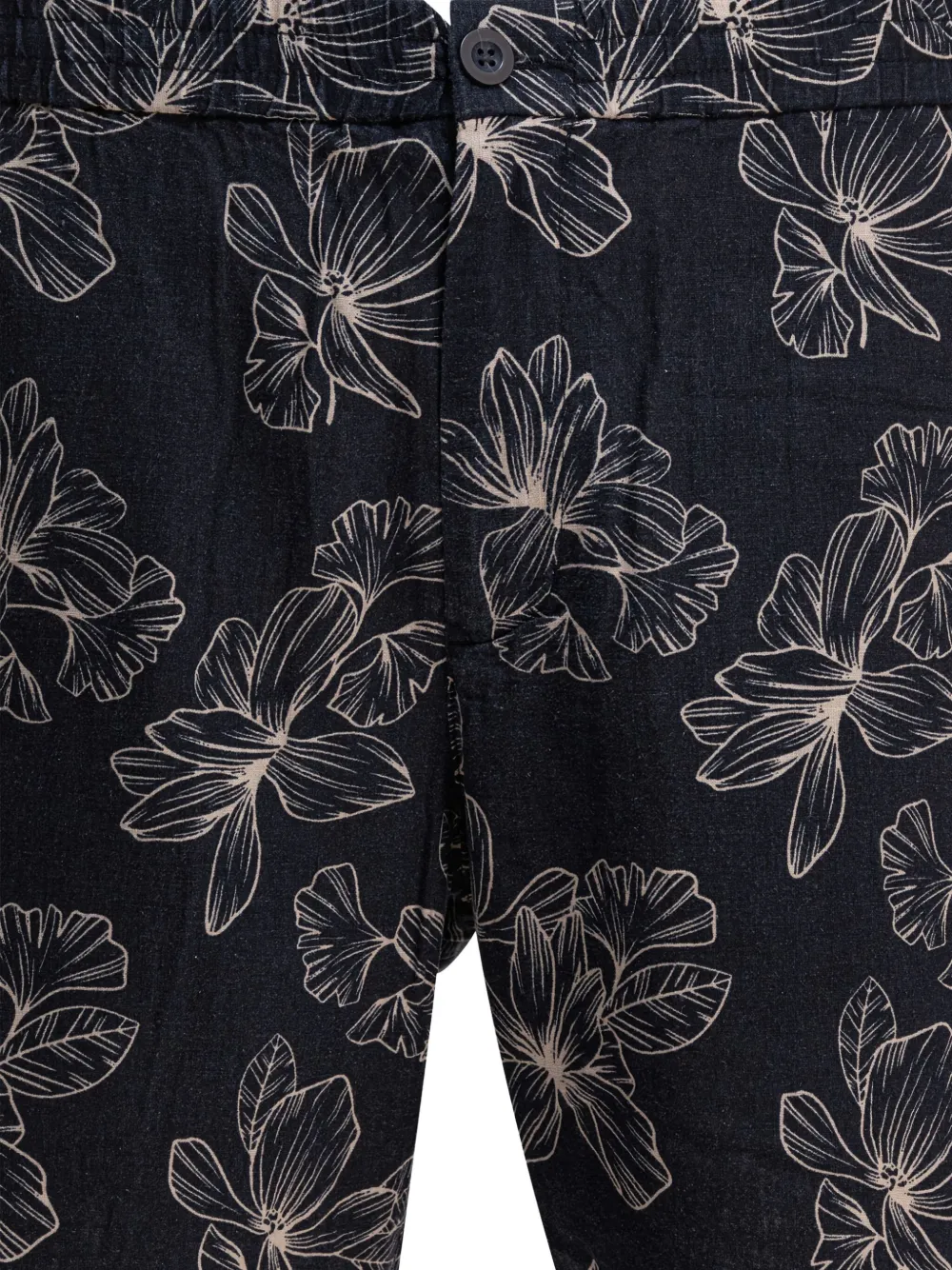 Vince floral-print shorts Zwart