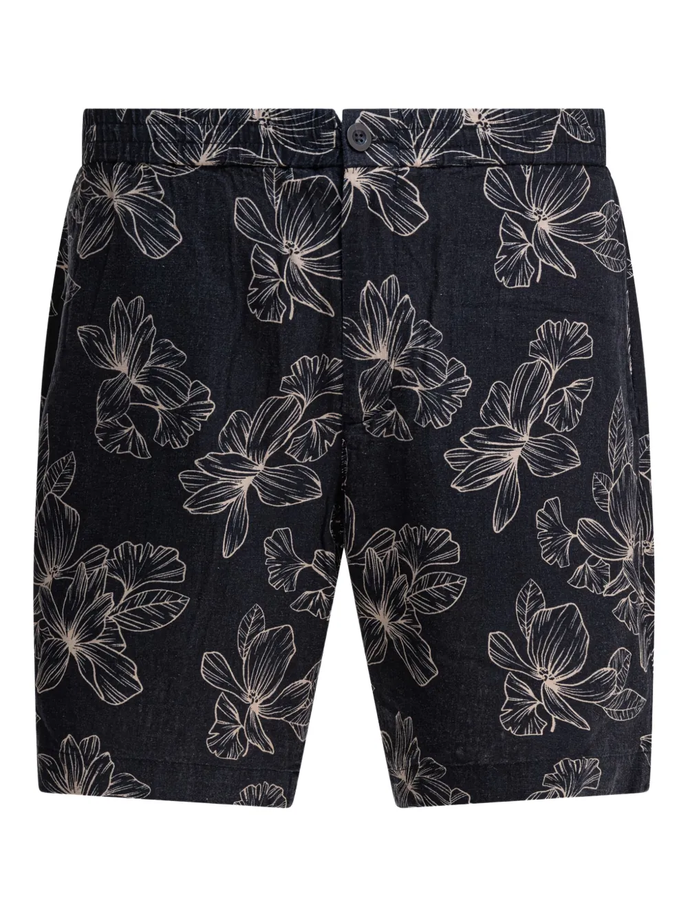 Vince floral-print shorts Zwart