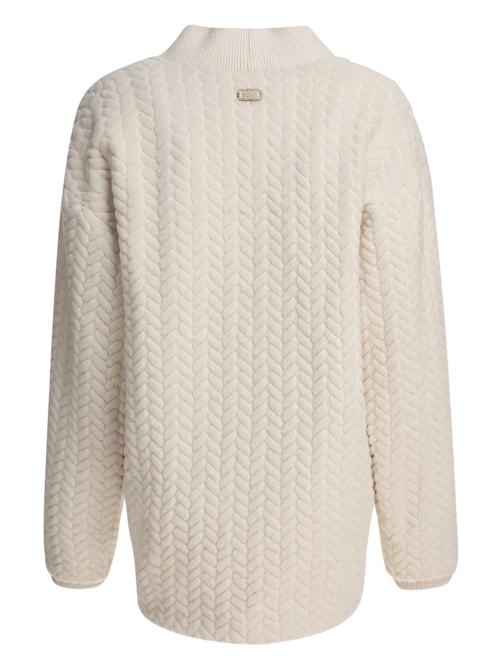 Agnona Cable-knit Button Cardigan In Neutral