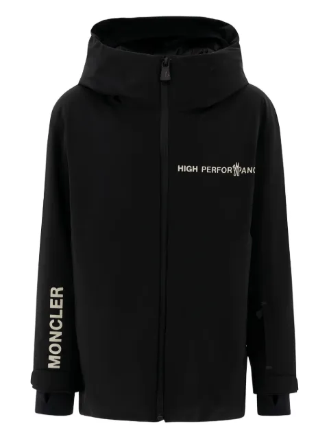 Moncler Enfant Grenoble logo-embroidered jacket