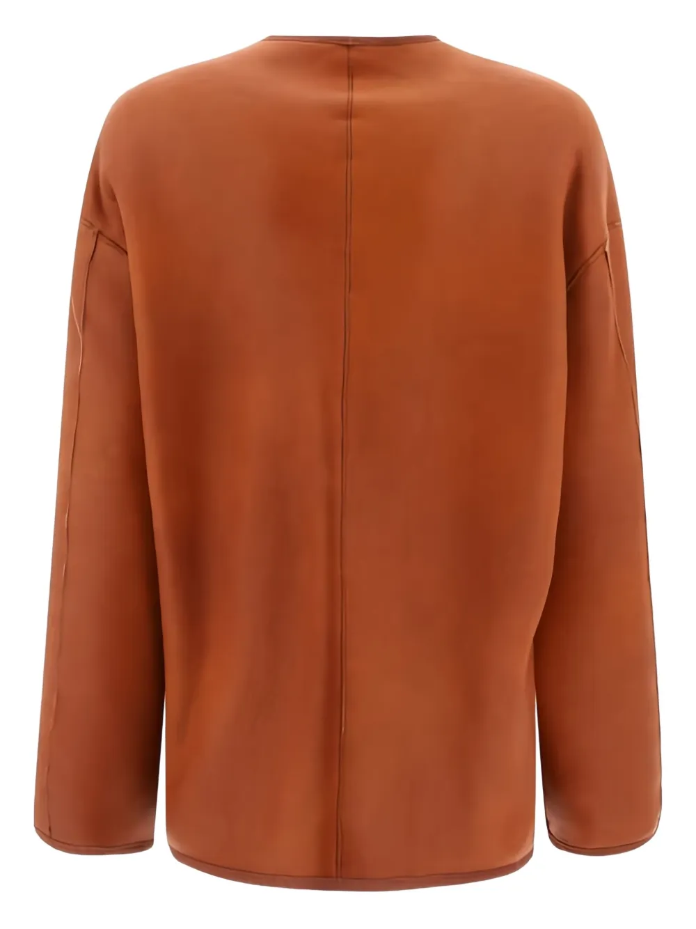 GIOVI button-fastening shearling jacket Bruin