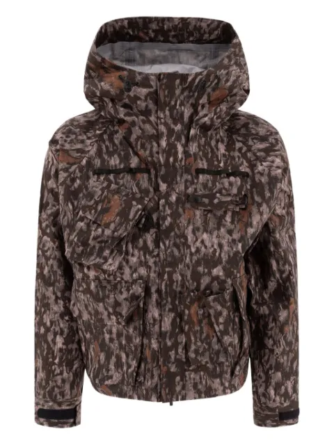SOUTH2 WEST8 camouflage hooded jacket